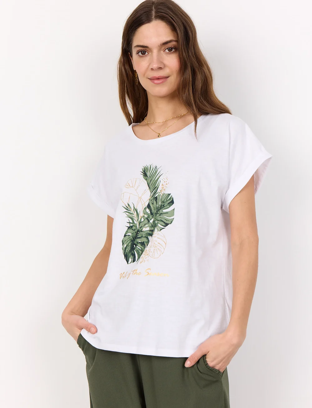 Soyaconcept - SC-BABETTE FP - t-shirts - white - 0