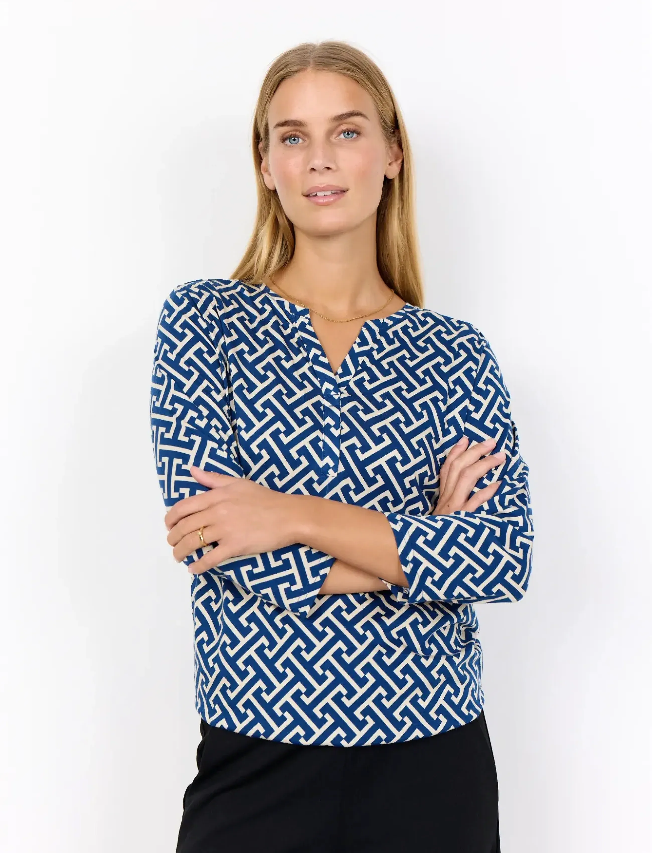 Soyaconcept SC-FELICITY AOP - Blusen - 6832C ESTATE BLUE COMBI / blue