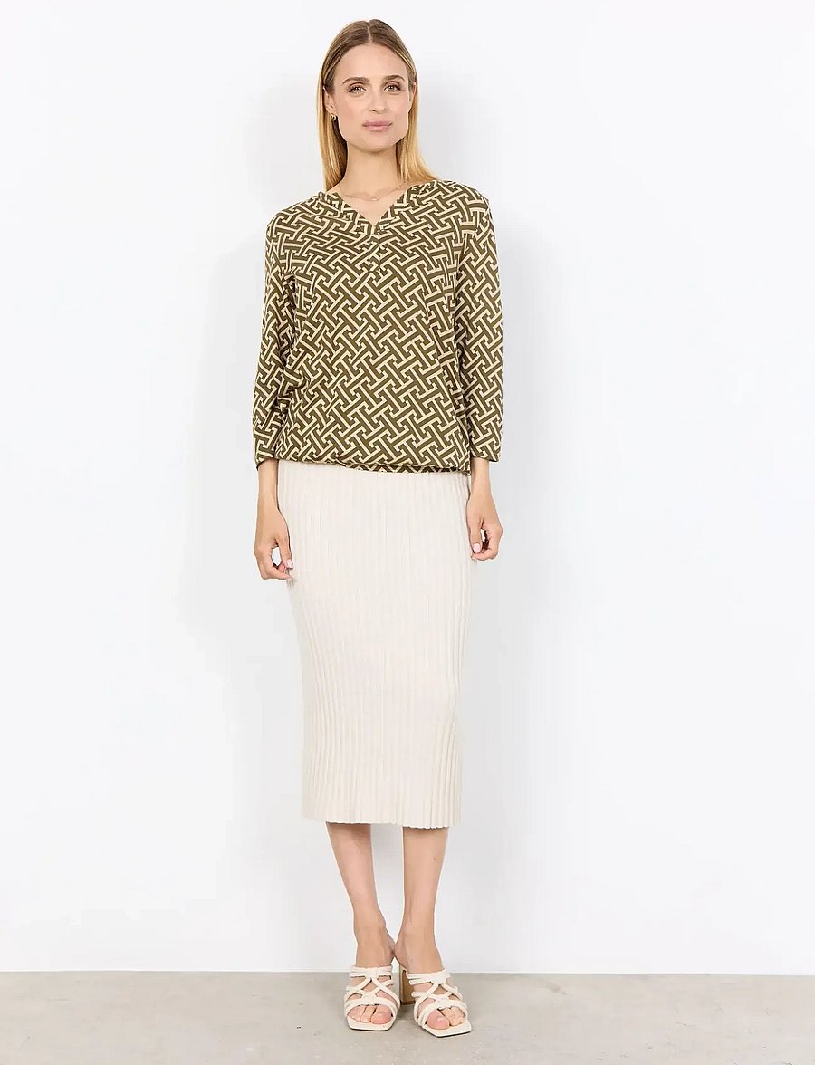 Soyaconcept - SC-FELICITY AOP - 7965c dark olive combi - 4