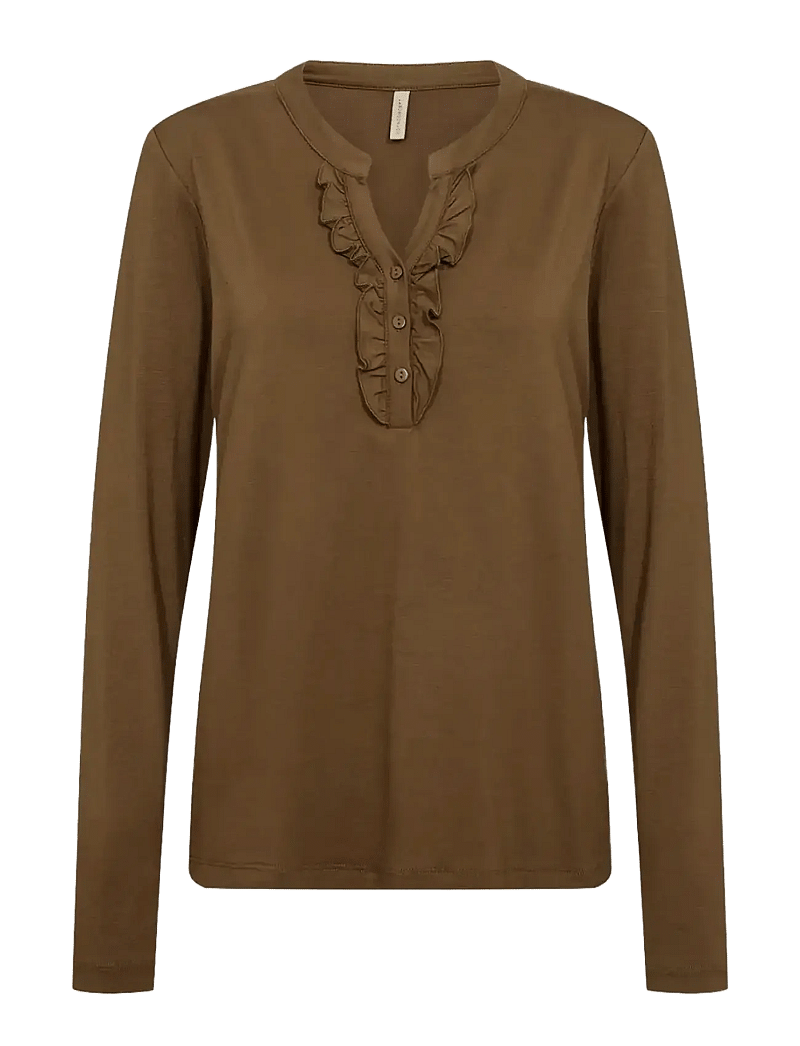 Soyaconcept - SC-MARICA - langärmlige blusen - 7965 dark olive - 1