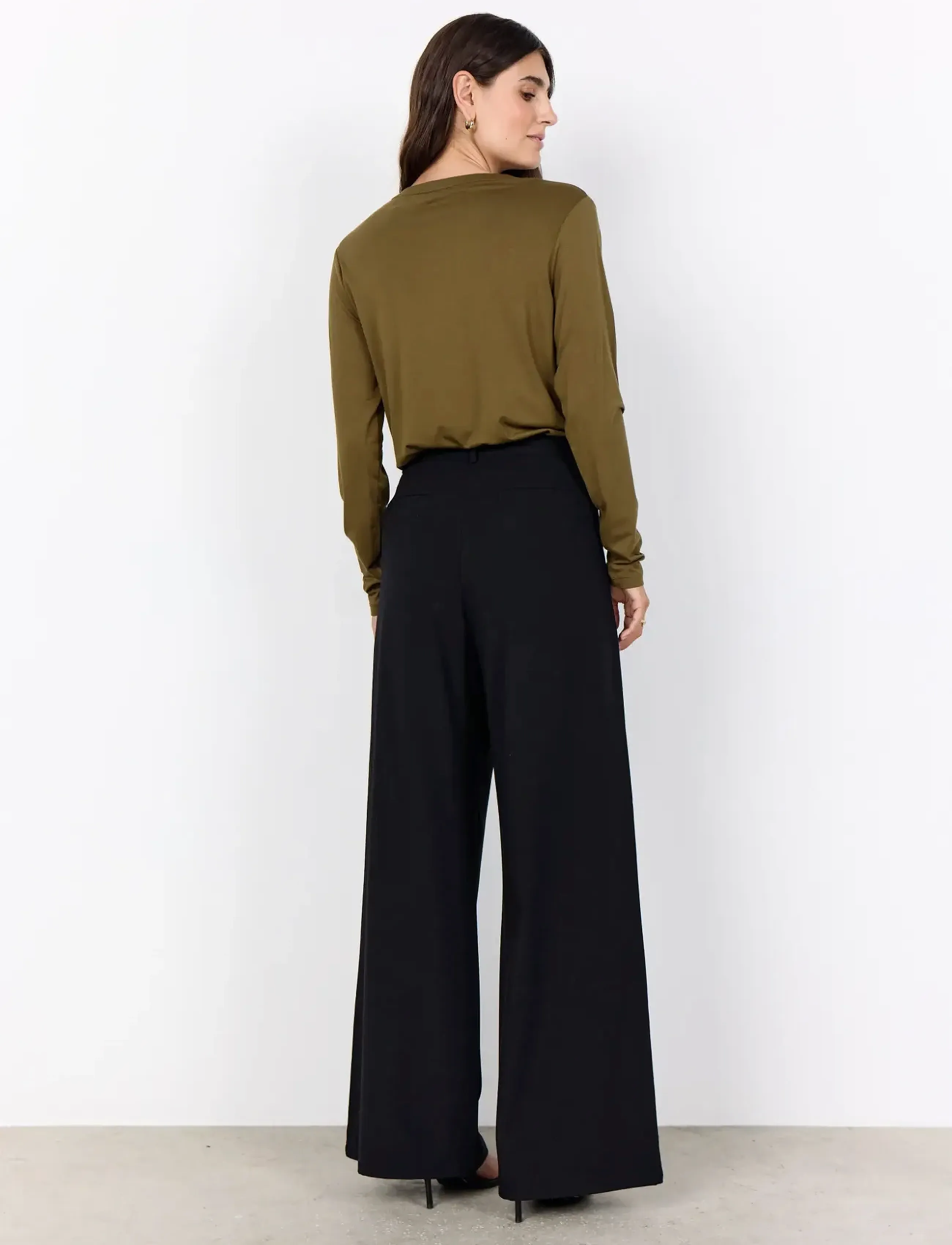 Soyaconcept - SC-MARICA - langærmede bluser - 7965 dark olive - 3