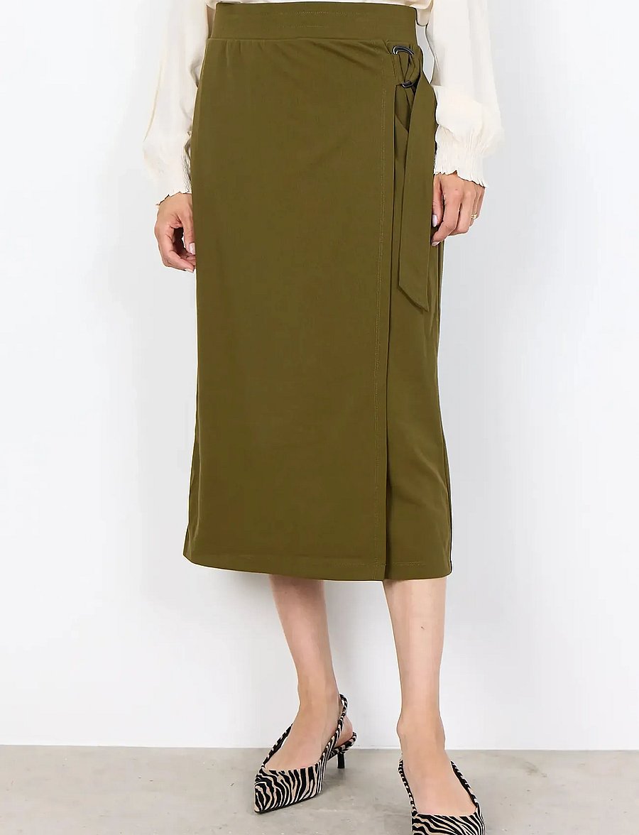 Soyaconcept - SC-SIHAM - midi-röcke - 7965 dark olive - 4