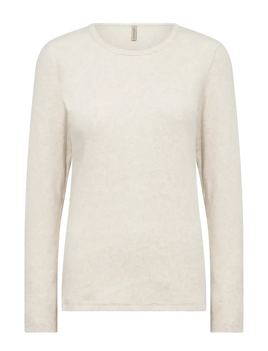 Soyaconcept - SC-MIGNON - pikkade varrukatega alussärgid - 91620 cream melange - 0
