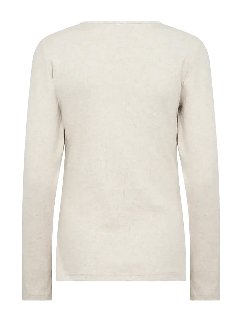 Soyaconcept - SC-MIGNON - langærmede toppe - 91620 cream melange - 1