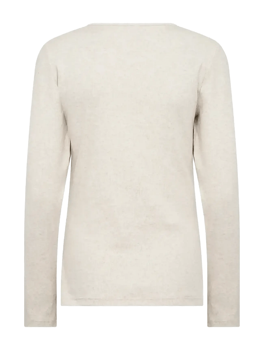 Soyaconcept - SC-MIGNON - pikkade varrukatega alussärgid - 91620 cream melange - 1