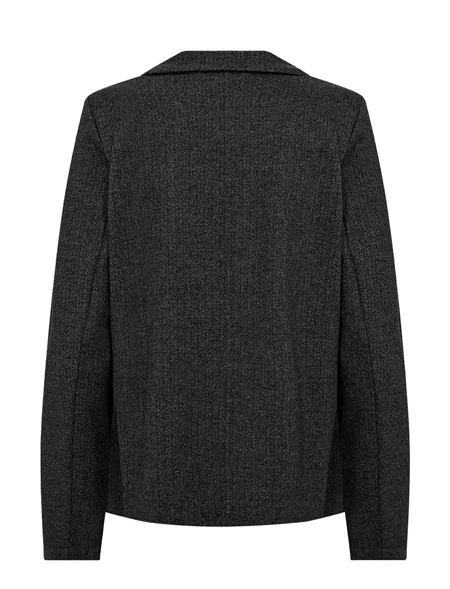 Soyaconcept - SC-VINJA - enkeltradede blazere - 99870 dark earth melange combi - 2