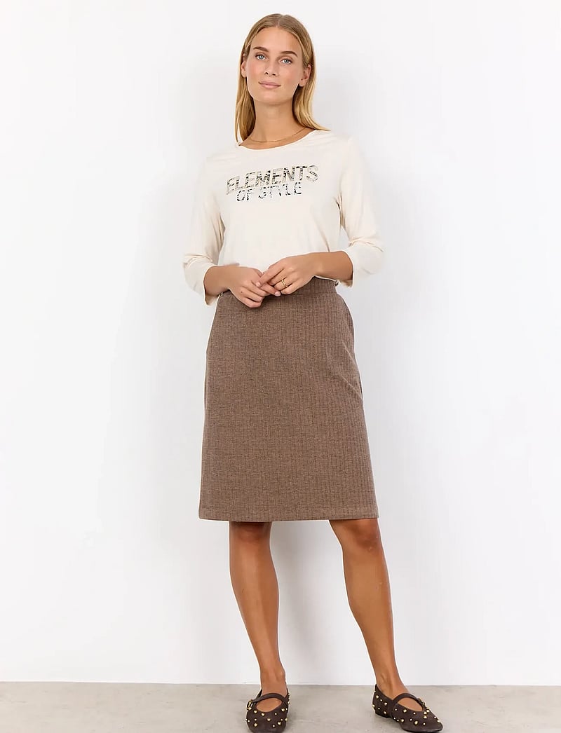 Soyaconcept - SC-VINJA - kootud seelikud - 8694c hot fudge combi - 4