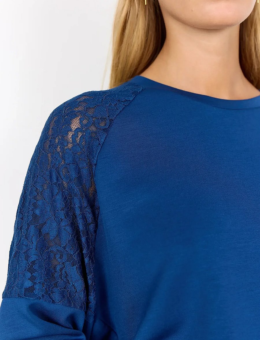 Soyaconcept - SC-BANU - långärmade toppar - 6832 estate blue - 5