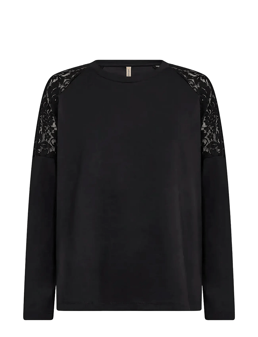 Soyaconcept - SC-BANU - langärmlige tops - 9999 black - 1