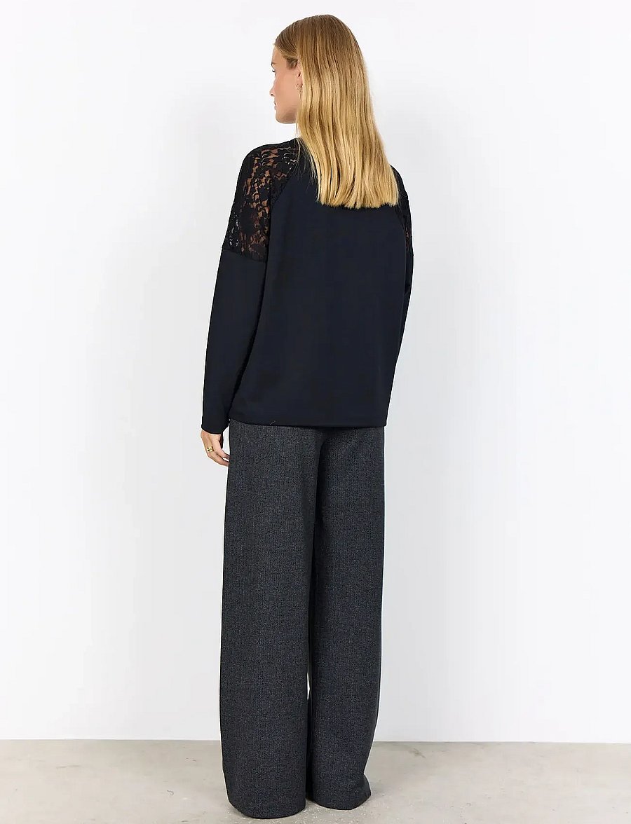 Soyaconcept - SC-BANU - langärmlige tops - 9999 black - 3