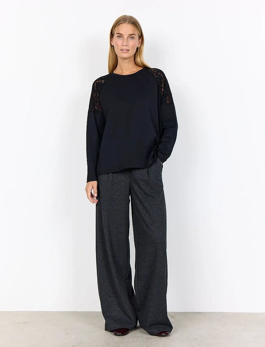 Soyaconcept - SC-BANU - langärmlige tops - 9999 black - 4