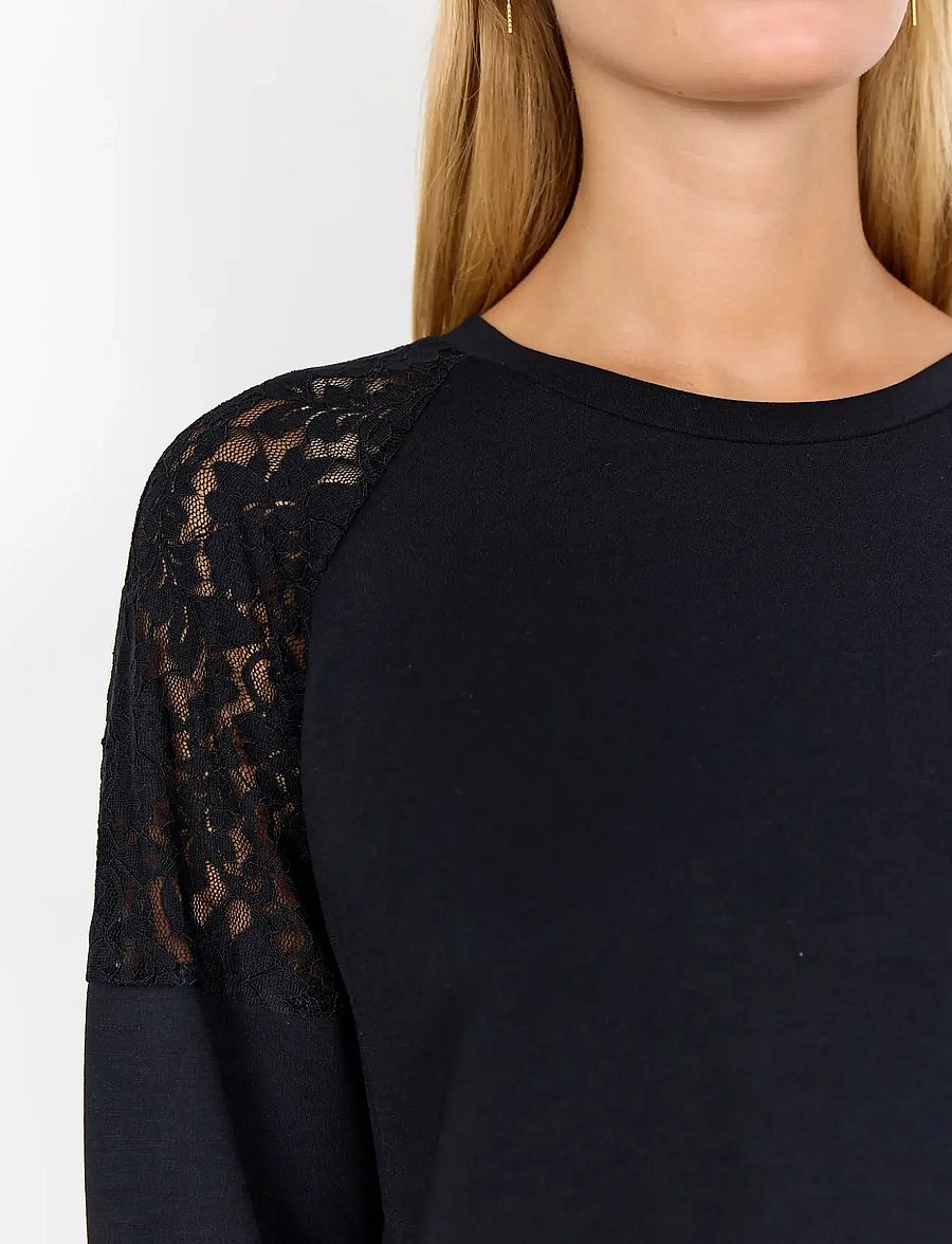 Soyaconcept - SC-BANU - langärmlige tops - 9999 black - 5