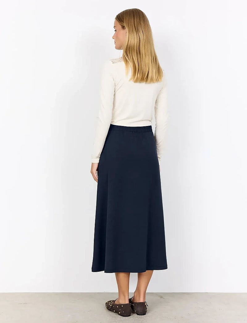 Soyaconcept - SC-BANU - midi rokken - 6910 navy - 3