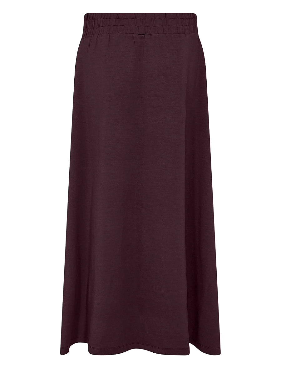Soyaconcept - SC-BANU - midi kjolar - 8980 chocolate plum - 2