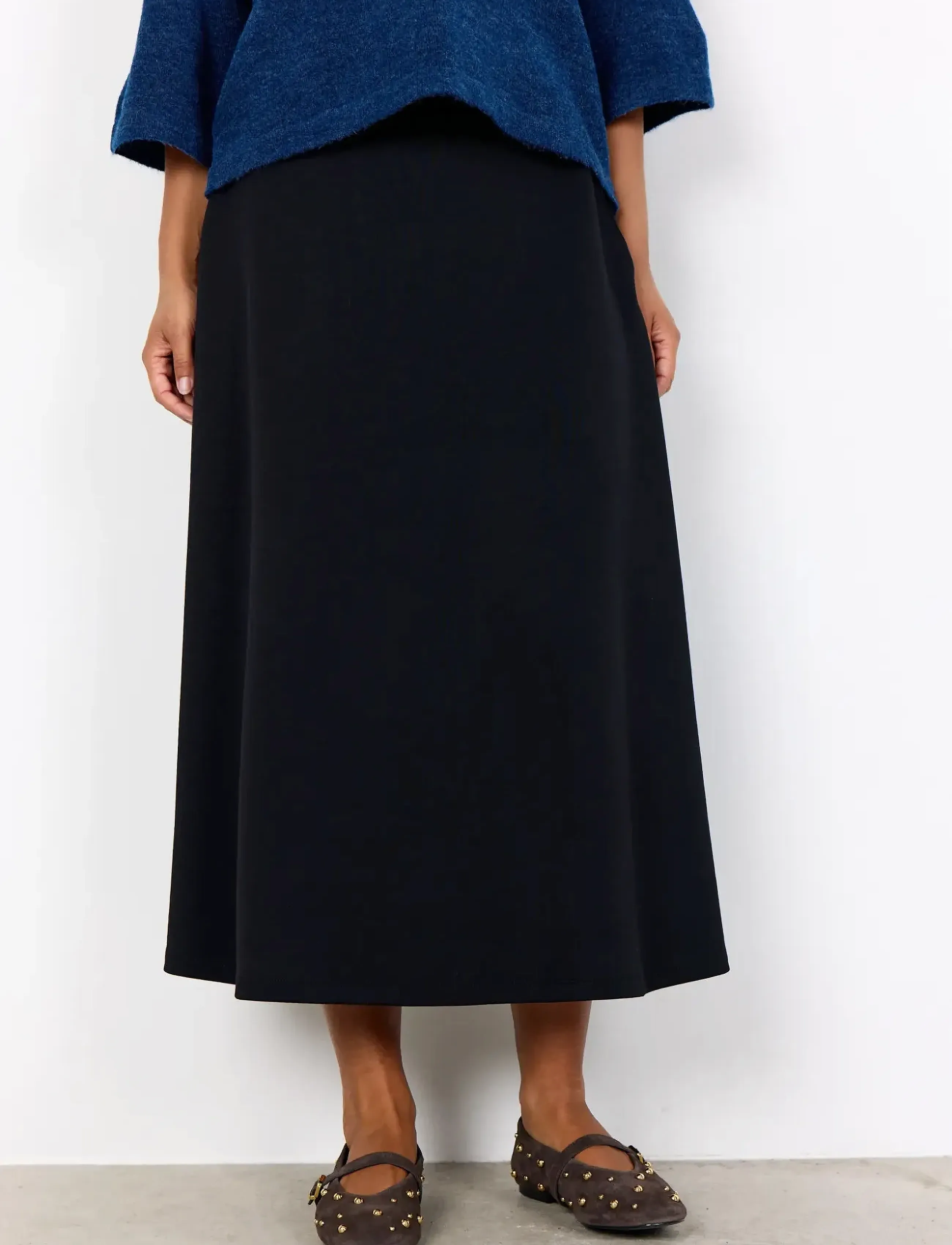 Soyaconcept - SC-BANU - midi kjolar - 9999 black - 4