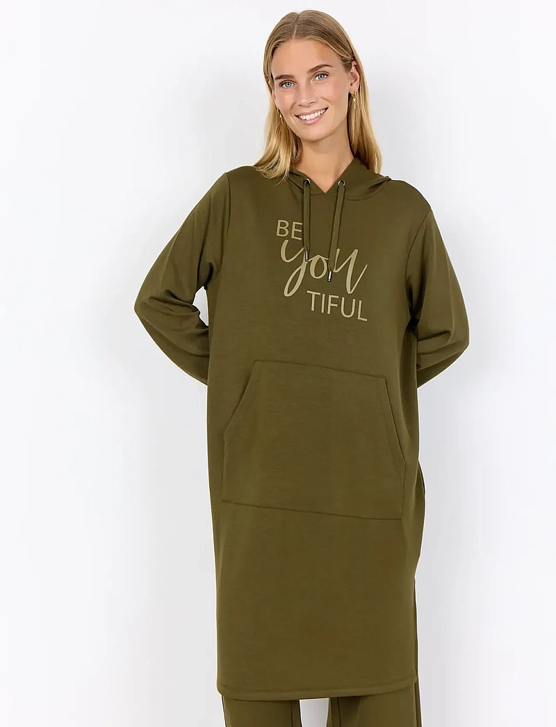 Soyaconcept - SC-BANU - midikleider - 7965 dark olive - 0