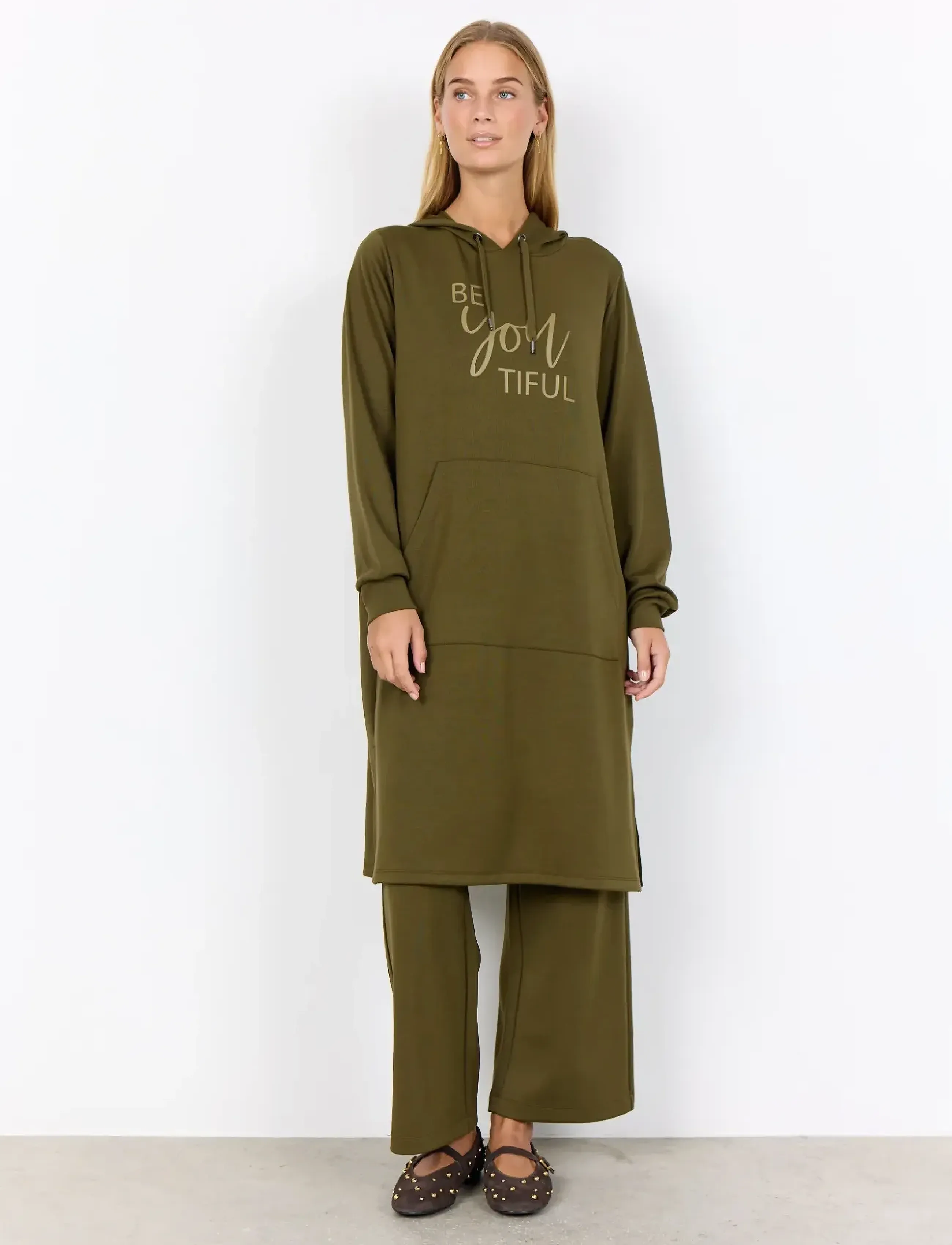 Soyaconcept - SC-BANU - midikleider - 7965 dark olive - 4