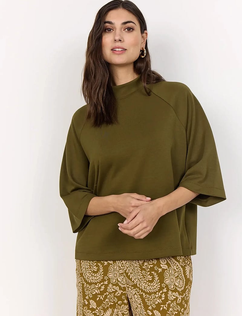 Soyaconcept - SC-BANU - t-shirts - 7965 dark olive - 0