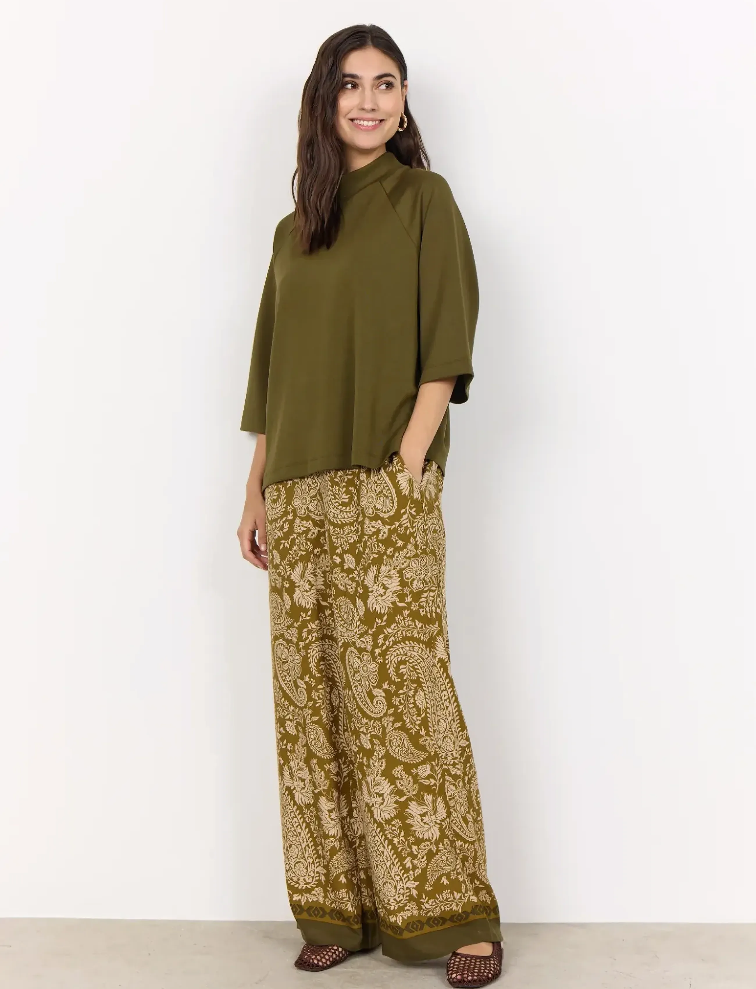 Soyaconcept - SC-BANU - t-shirts - 7965 dark olive - 4