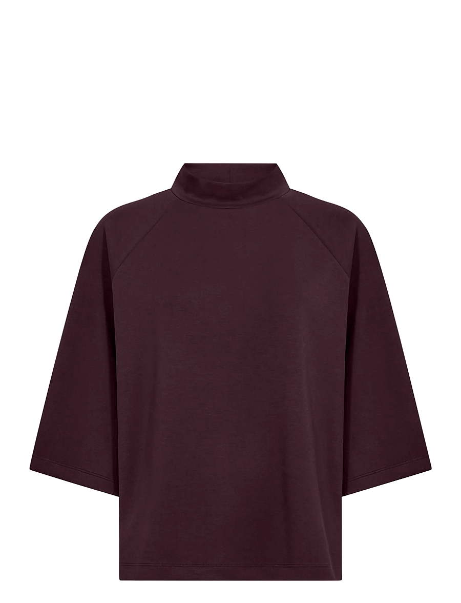 Soyaconcept - SC-BANU - t-shirts - 8980 chocolate plum - 1