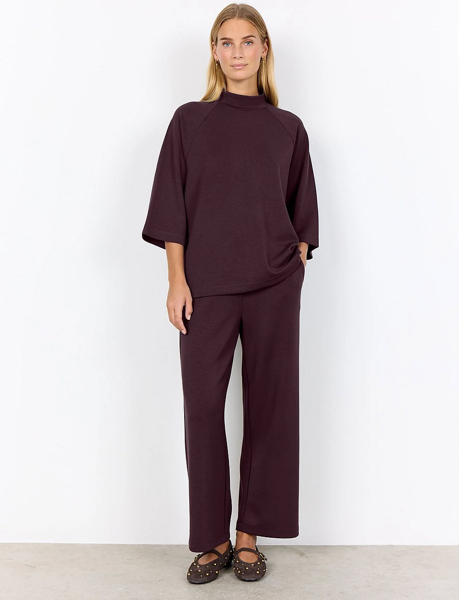 Soyaconcept - SC-BANU - t-shirts - 8980 chocolate plum - 4