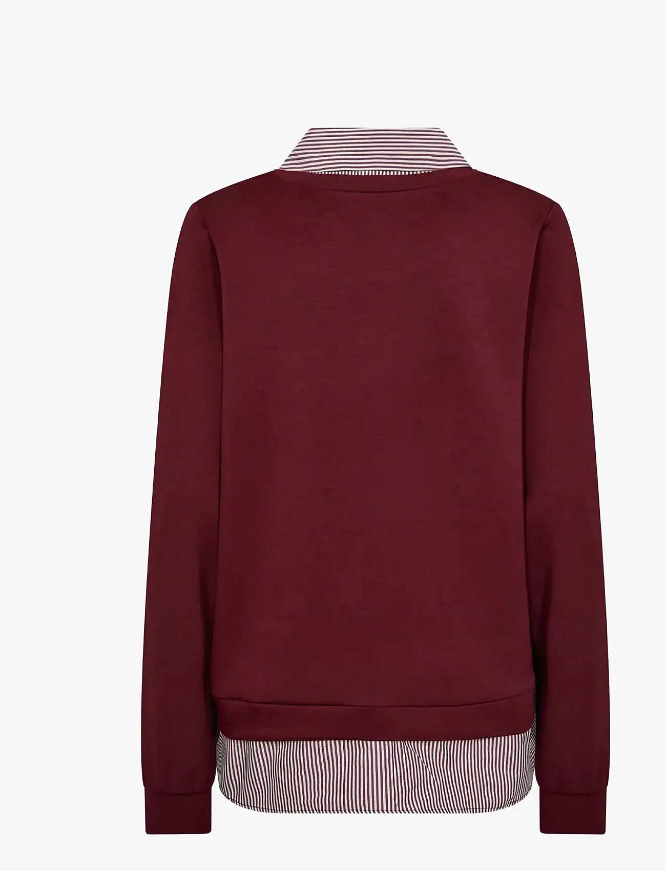 Soyaconcept - SC-BANU - long-sleeved shirts - 4850c dark red com - 1