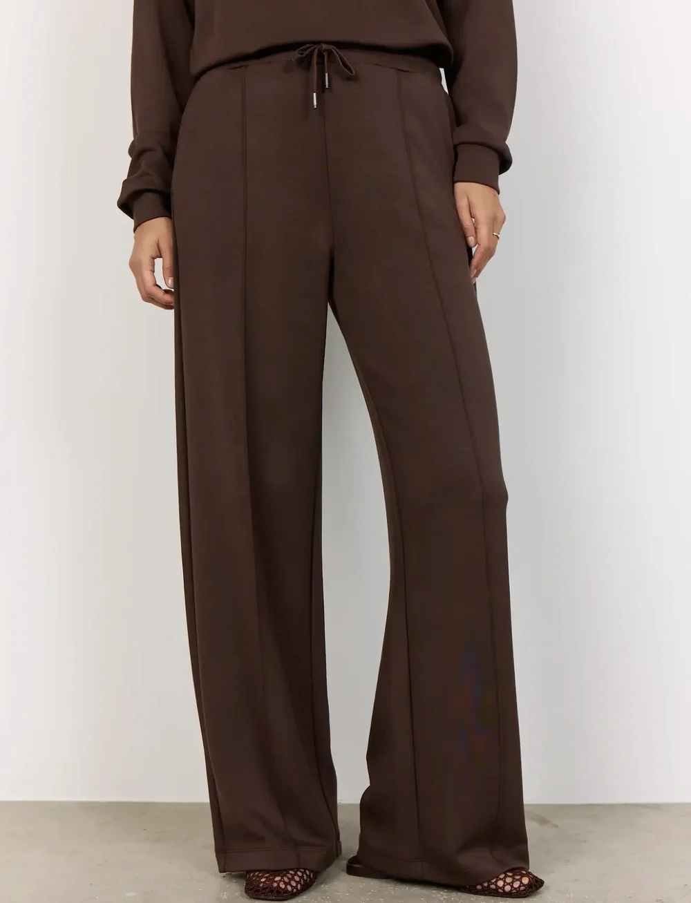 Soyaconcept - SC-BANU - suorat housut - 8694 hot fudge - 4