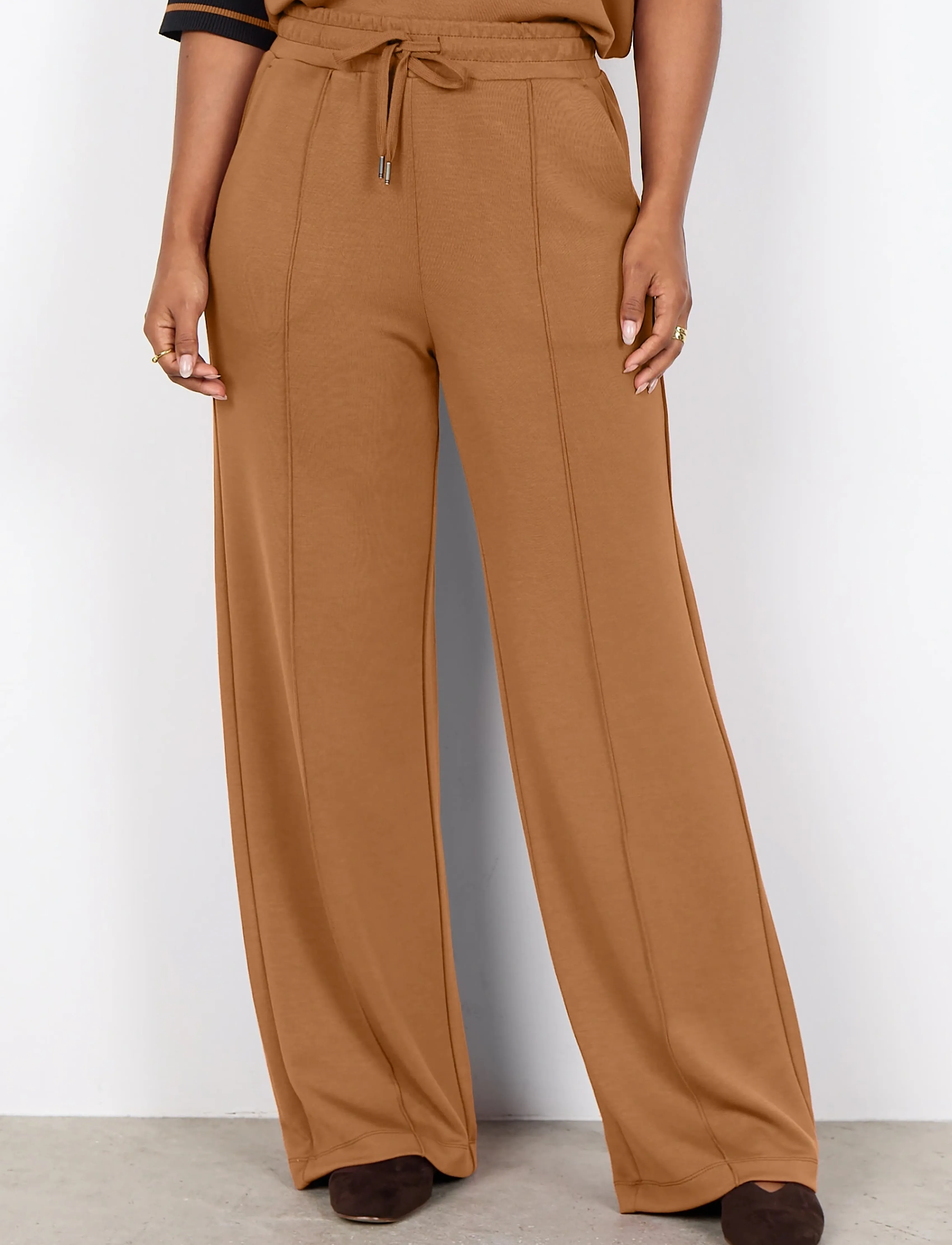 Soyaconcept - SC-BANU - raka byxor - 8710 toffee - 3