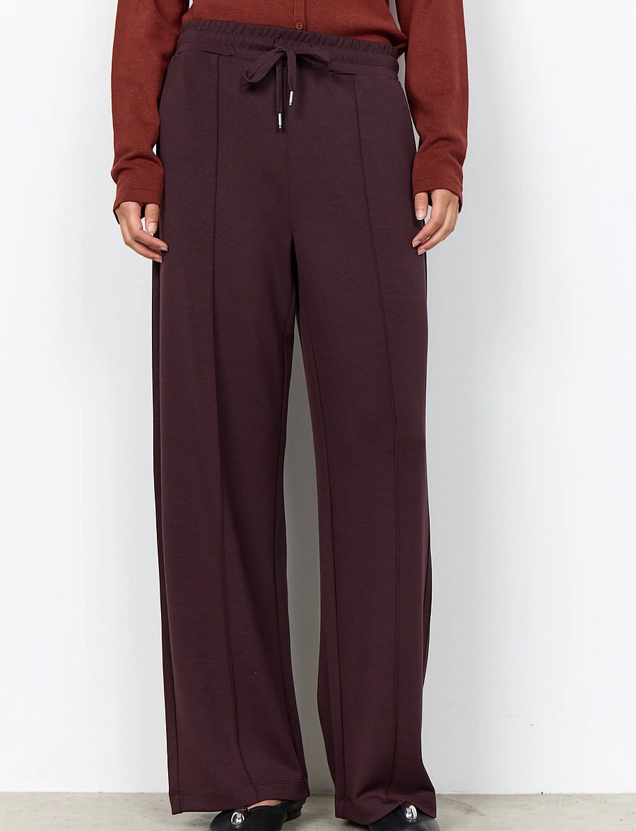 Soyaconcept - SC-BANU - hose mit geradem bein - 8980 chocolate plum - 4