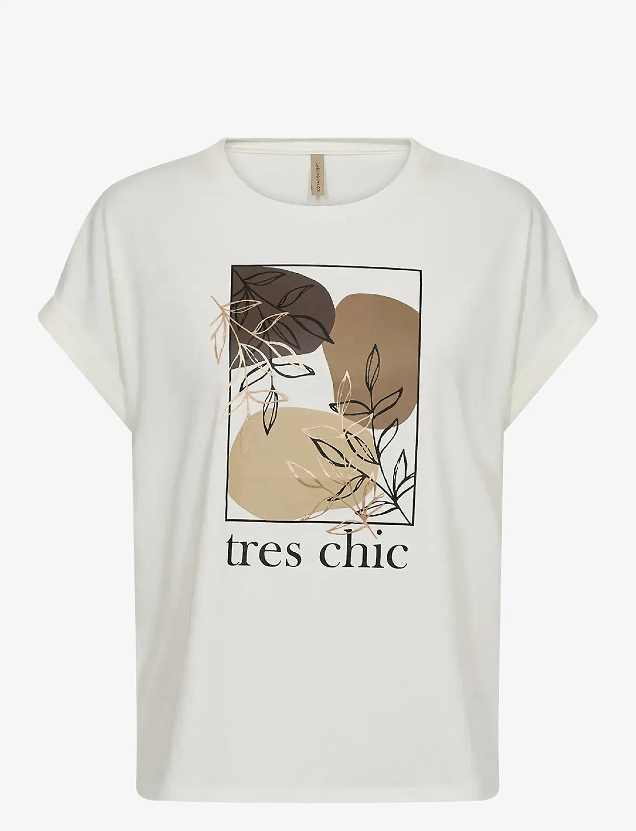 Soyaconcept - SC-RINA FP - t-shirts - 1100 offwhite - 1