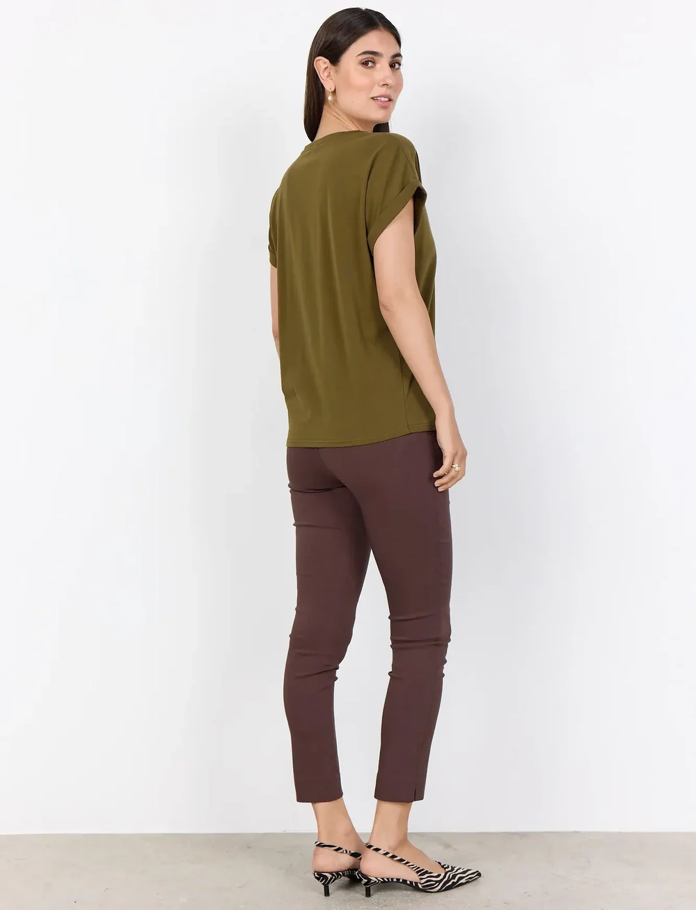 Soyaconcept - SC-RINA FP - t-shirts - 7230 misty olive - 3
