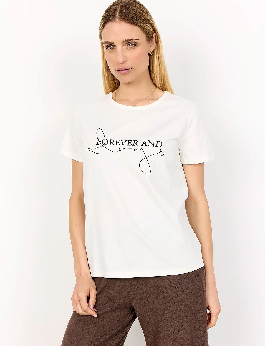 Soyaconcept - SC-RINA FP - t-shirts - 1100 offwhite - 0