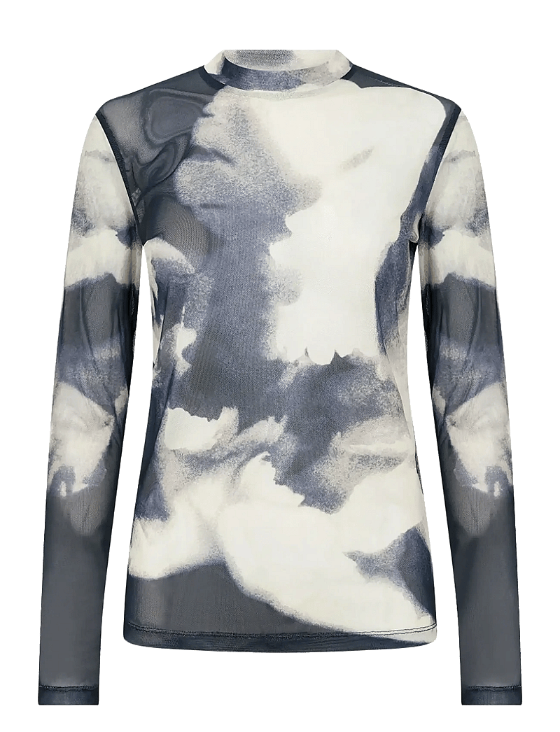 Soyaconcept - SC-ALDA AOP - pikkade varrukatega pluusid - 6905c navy blazer combi - 1