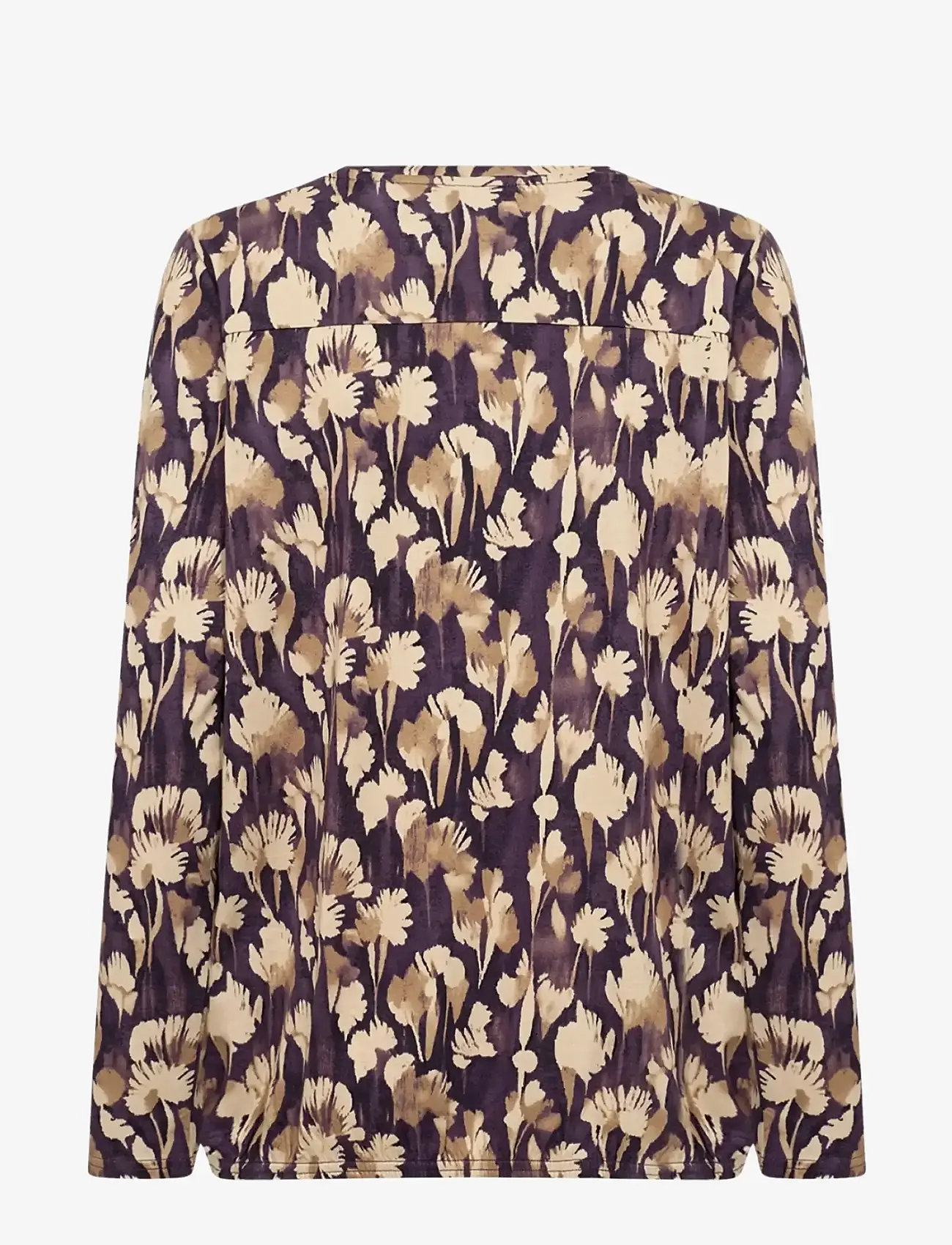 Soyaconcept - SC-FELICITY AOP - langärmlige blusen - 5120c plum perfect combi - 1