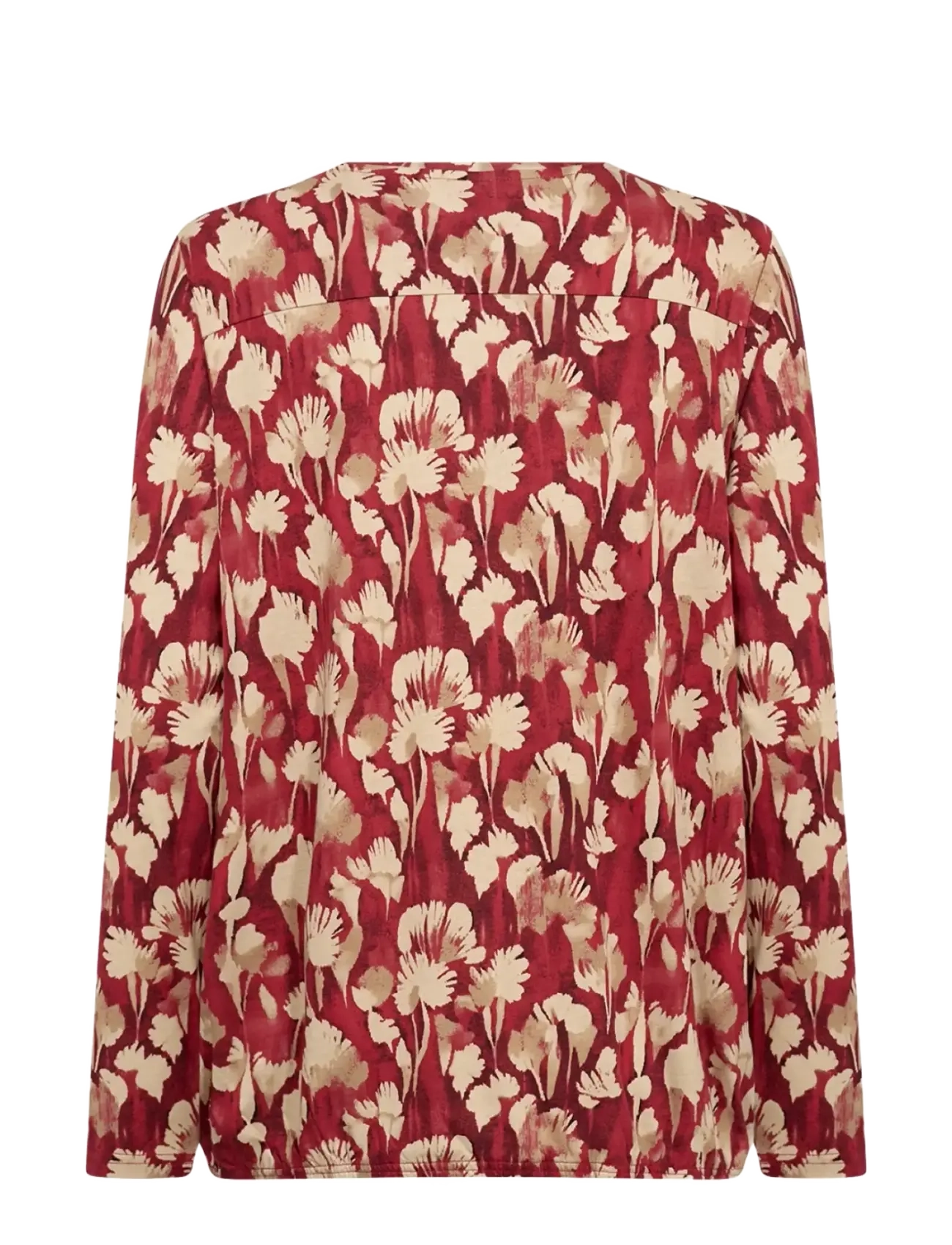 Soyaconcept - SC-FELICITY AOP - long sleeved blouses - 4177c chili pepper combi - 2