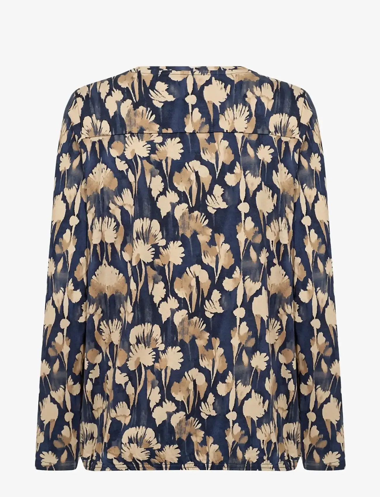 Soyaconcept - SC-FELICITY AOP - long-sleeved blouses - 6905c navy blazer combi - 1