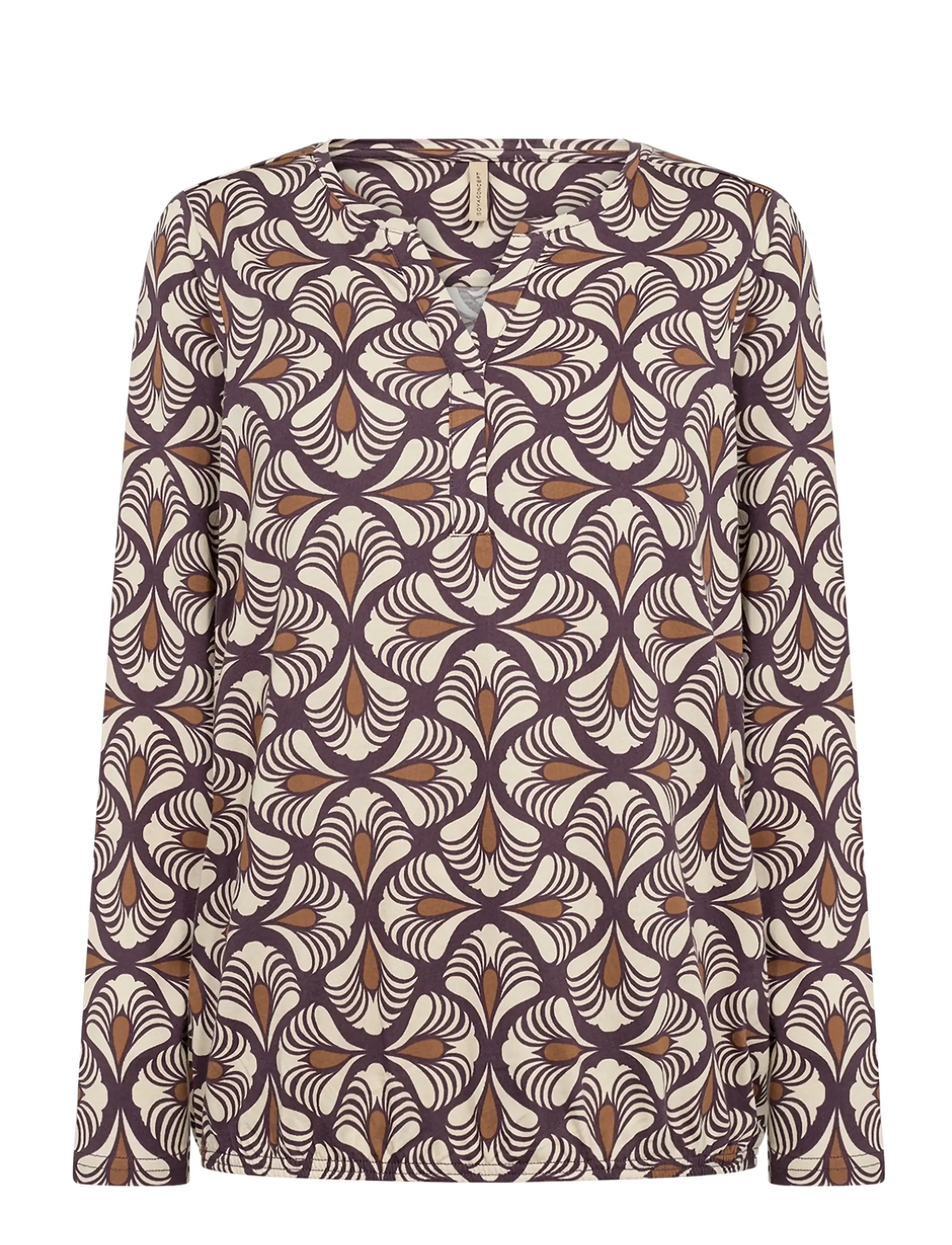 Soyaconcept SC-FELICITY AOP - Bluser - 5120C PLUM PERFECT COMBI / multi