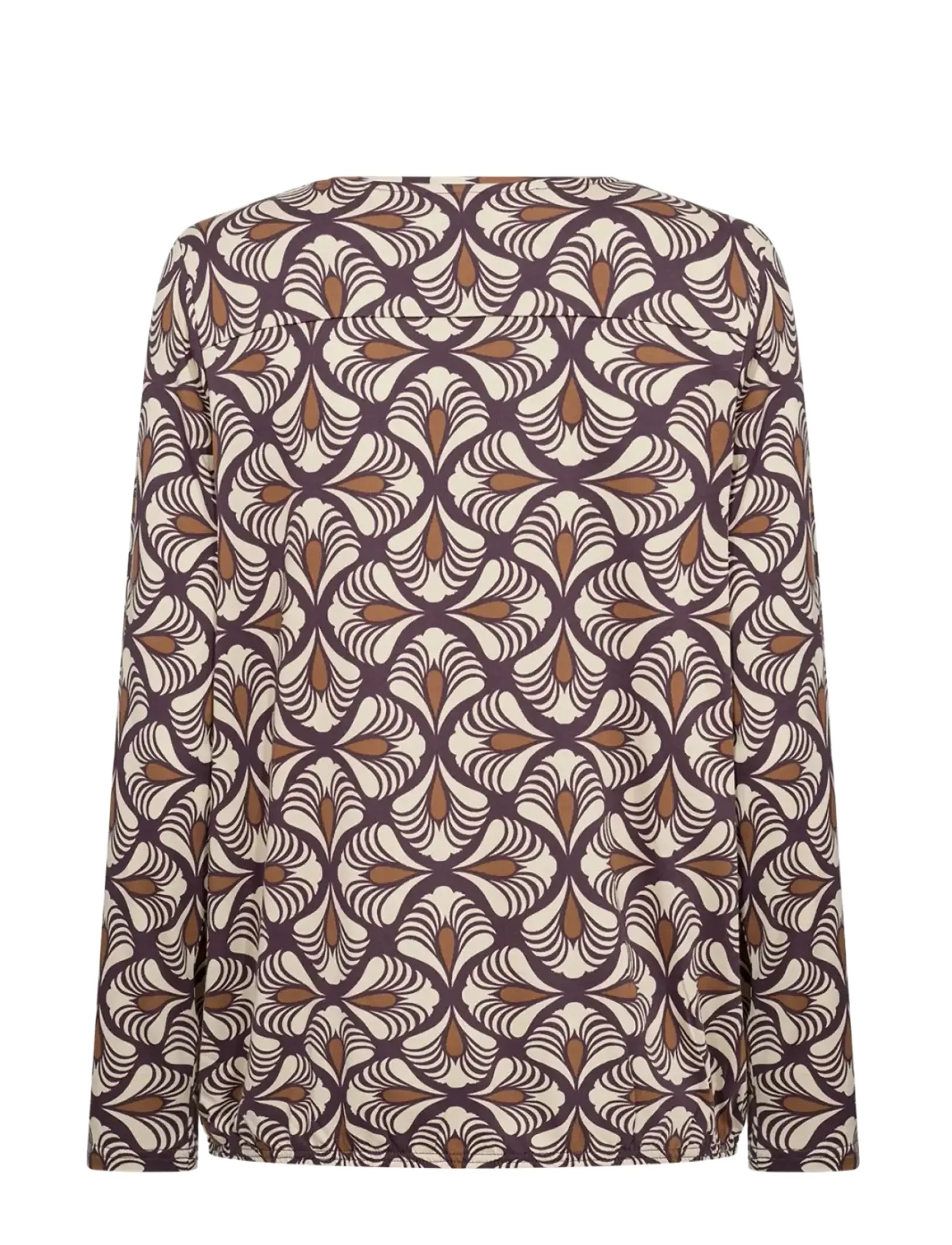 Soyaconcept - SC-FELICITY AOP - langærmede bluser - 5120c plum perfect combi - 2