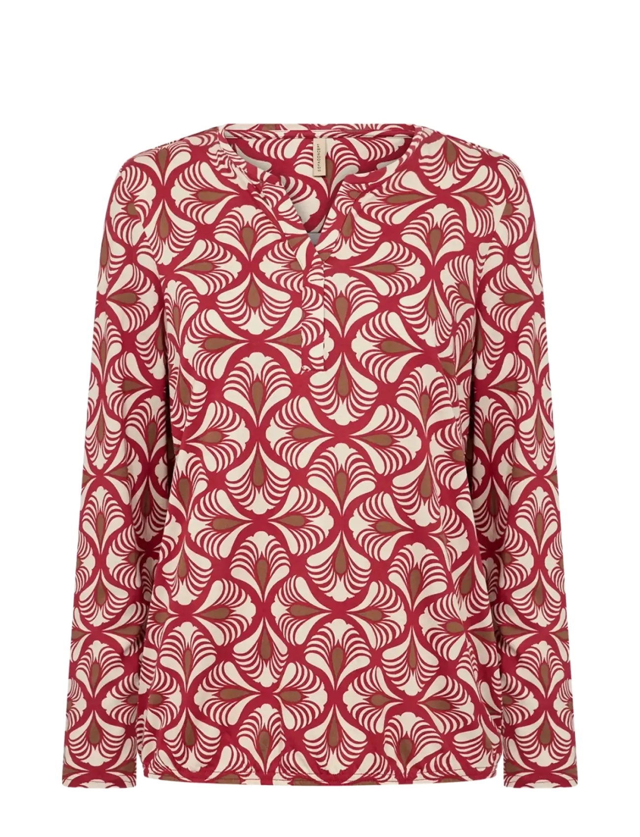 Soyaconcept SC-FELICITY AOP - Soyaconcept - 4177C CHILI PEPPER COMBI / red