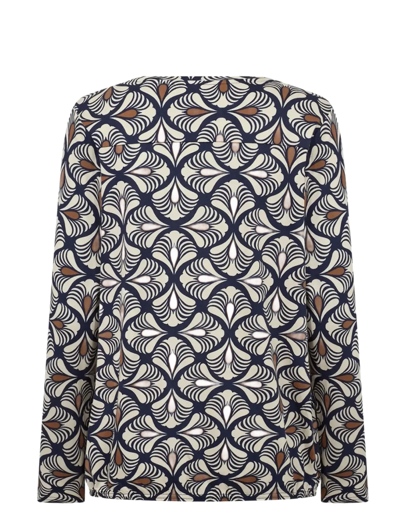 Soyaconcept - SC-FELICITY AOP - long sleeved blouses - 6905c navy blazer combi - 2