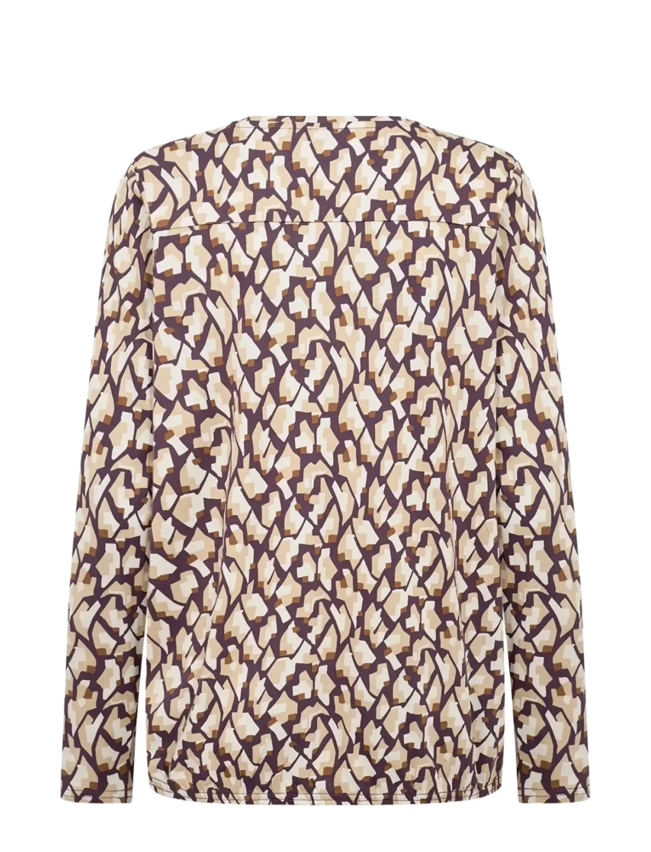 Soyaconcept - SC-FELICITY AOP - langärmlige blusen - 5120c plum perfect combi - 2