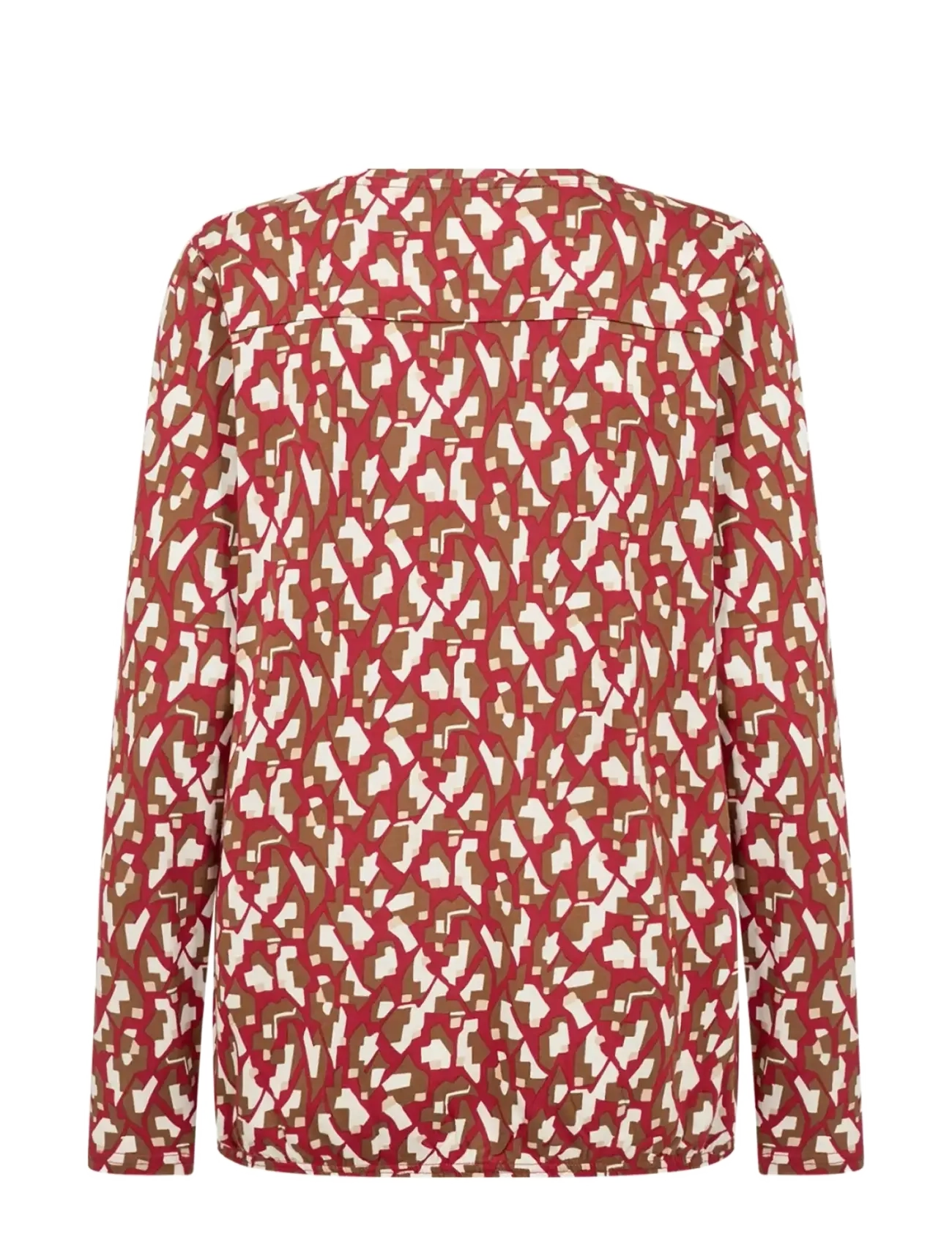 Soyaconcept - SC-FELICITY AOP - long sleeved blouses - 4177c chili pepper combi - 2