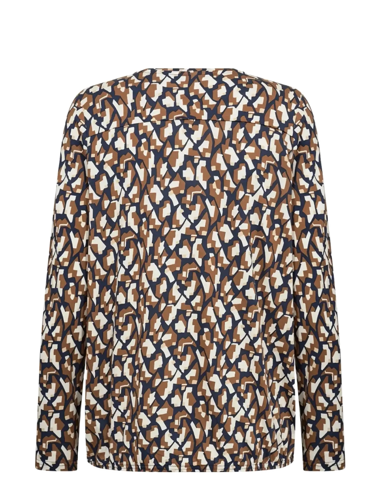 Soyaconcept - SC-FELICITY AOP - long sleeved blouses - 6905c navy blazer combi - 2
