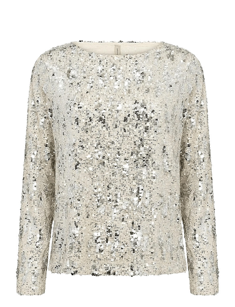 Soyaconcept - SC-ANGEL - långärmade blusar - 1620 cream - 1