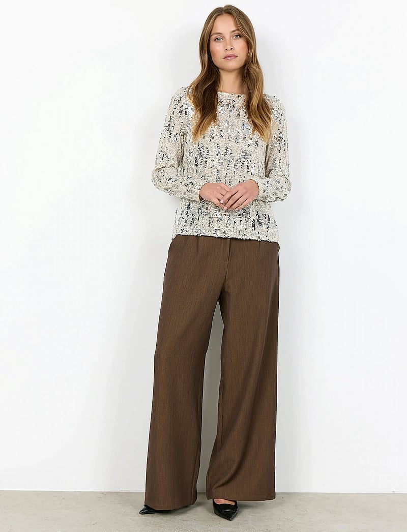 Soyaconcept - SC-ANGEL - långärmade blusar - 1620 cream - 3