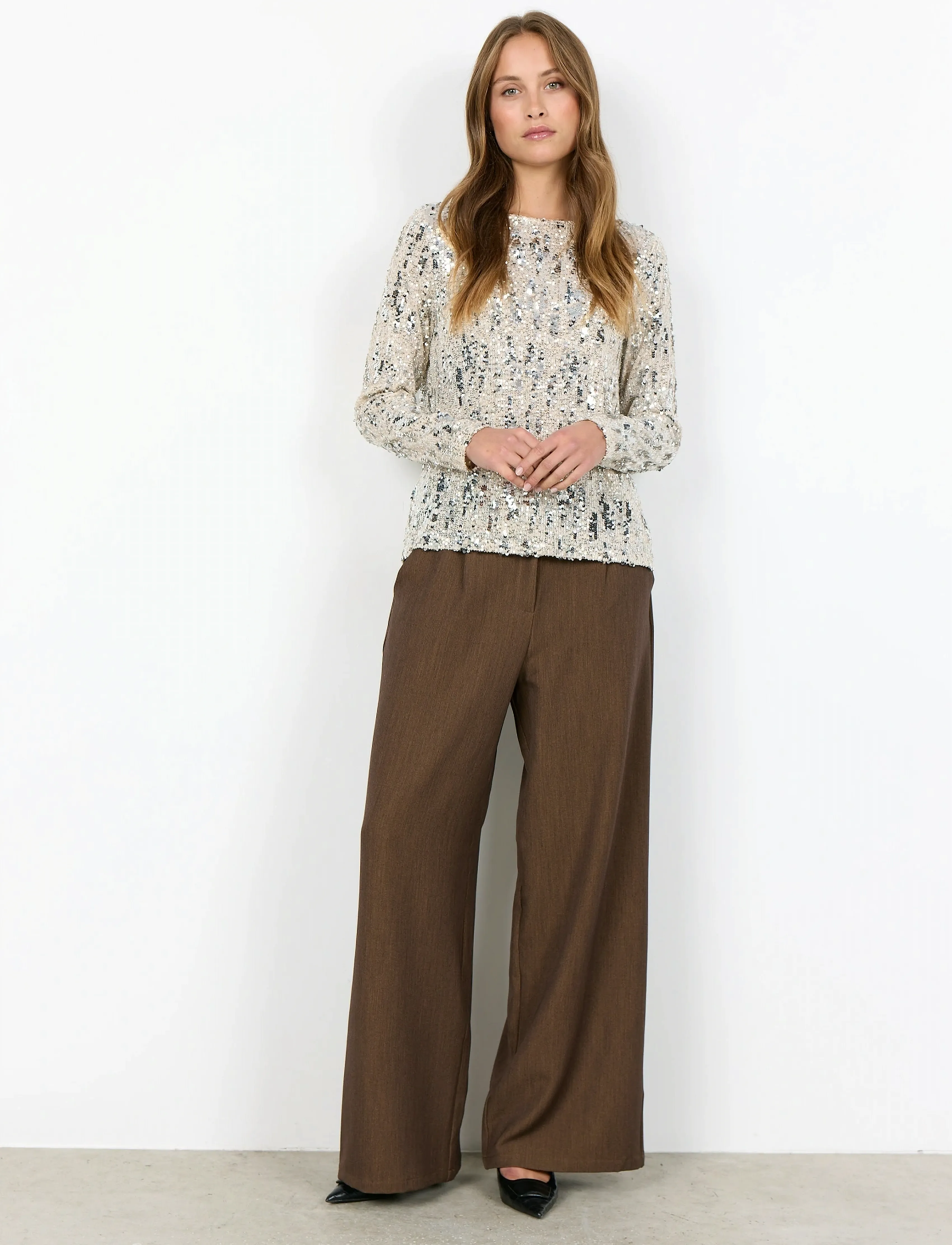 Soyaconcept - SC-ANGEL - long sleeved blouses - 1620 cream - 3