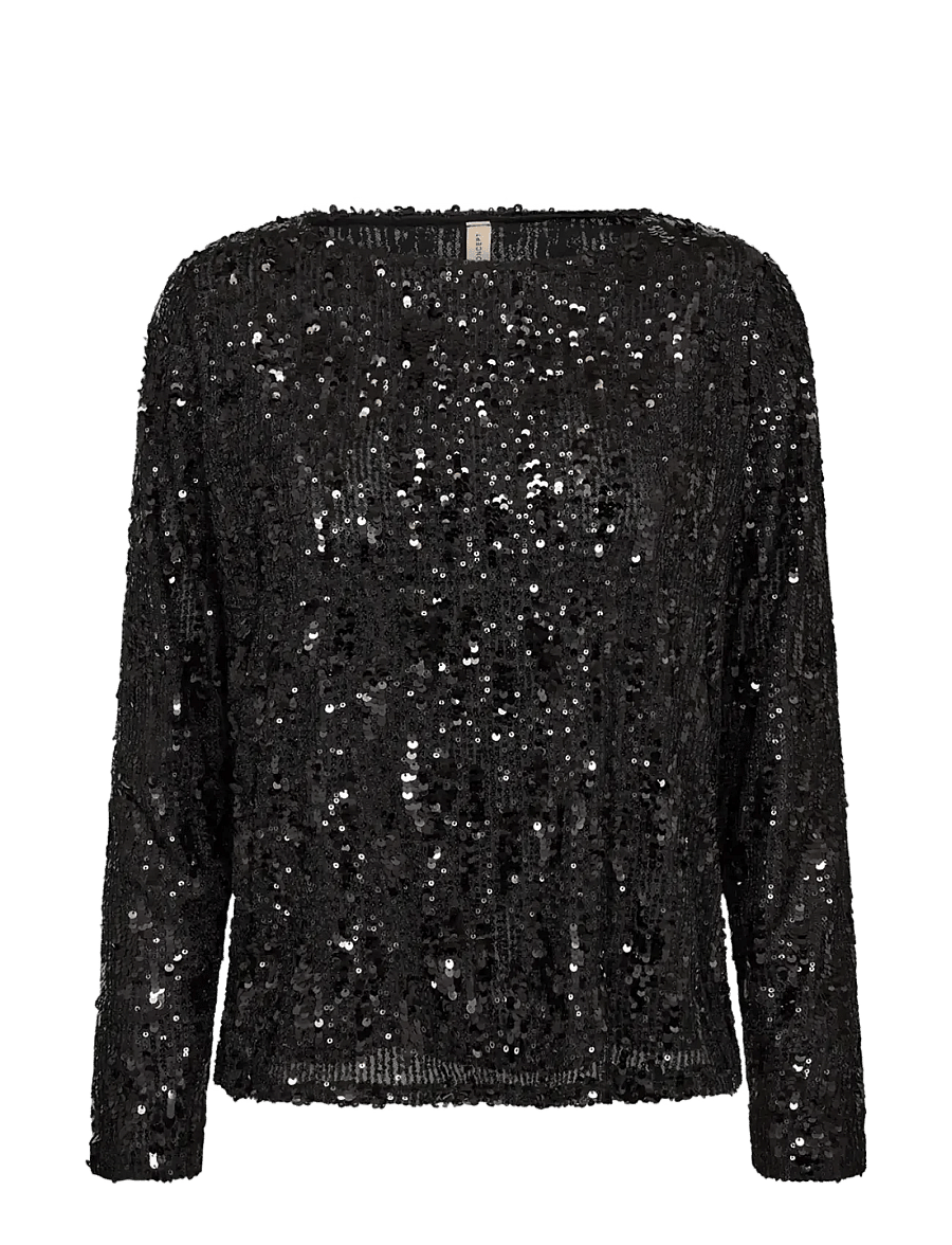 Soyaconcept - SC-ANGEL - langærmede bluser - 9999 black - 1