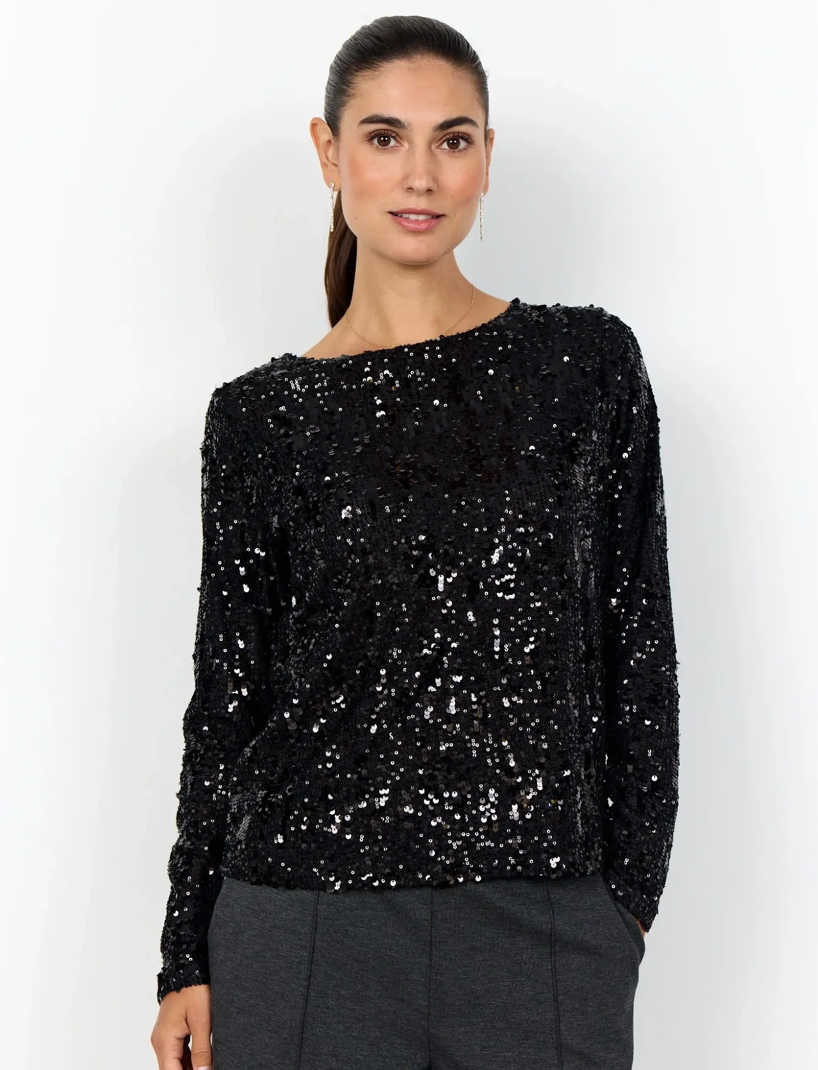 Soyaconcept - SC-ANGEL - langærmede bluser - 9999 black - 0