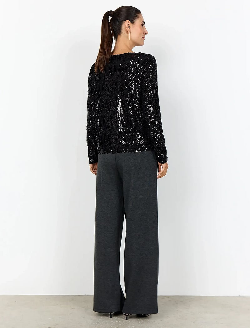 Soyaconcept - SC-ANGEL - langärmlige blusen - 9999 black - 3