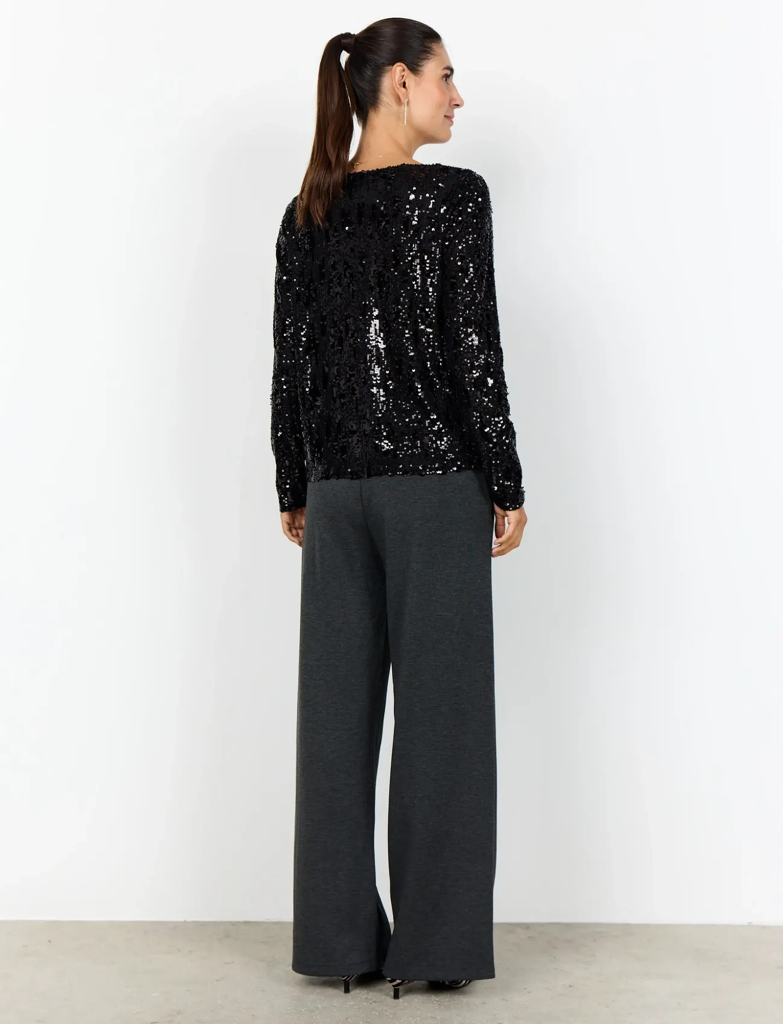 Soyaconcept - SC-ANGEL - langærmede bluser - 9999 black - 3